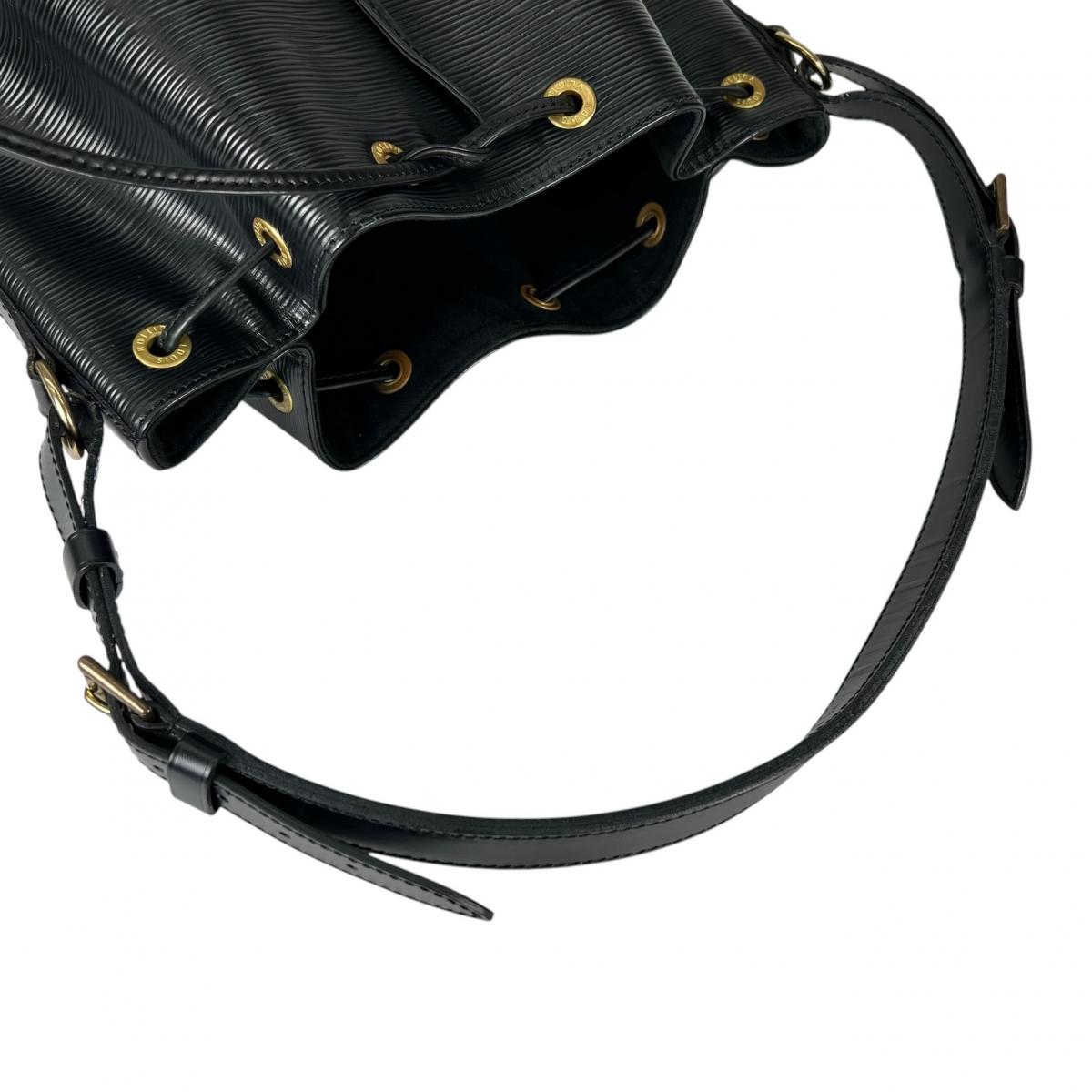 ルイヴィトン LOUIS VUITTON ショルダーバッグ
 ハンドバッグ ノワール プチ ノエ エピレザー M59012 ブラック LV
 【SS】
 【中古】