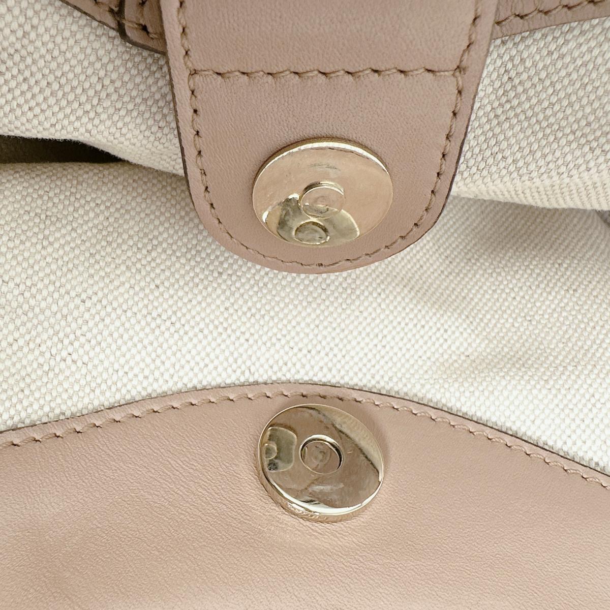 グッチ GUCCI トートバッグ
 ハンドバッグ ディアマンテキャンバス スーキーバッグ キャンバス 211944 ベージュ×ブラウン 【SS】
 【中古】