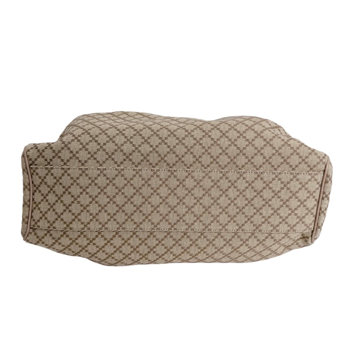 グッチ GUCCI トートバッグ
 ハンドバッグ ディアマンテキャンバス スーキーバッグ キャンバス 211944 ベージュ×ブラウン 【SS】
 【中古】
