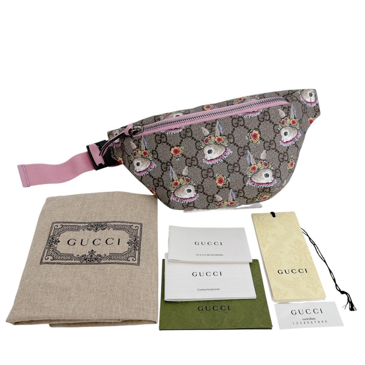 グッチ GUCCI ウエストバッグ
 GGスプリーム チルドレンズ ヒグチユウコ GGスプリームキャンバス 502095 ベージュ 【SS】
 【中古】