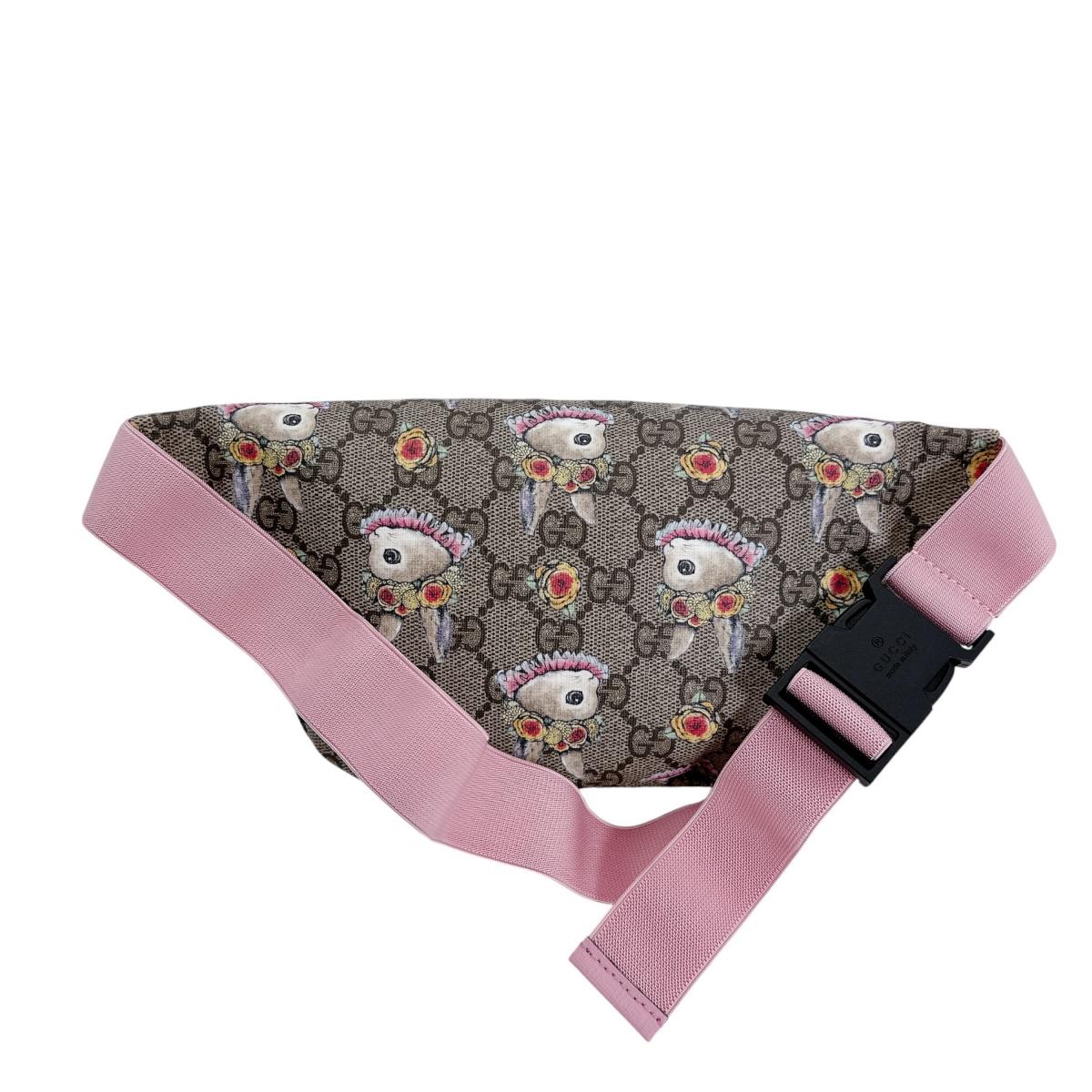 グッチ GUCCI ウエストバッグ
 GGスプリーム チルドレンズ ヒグチユウコ GGスプリームキャンバス 502095 ベージュ 【SS】
 【中古】