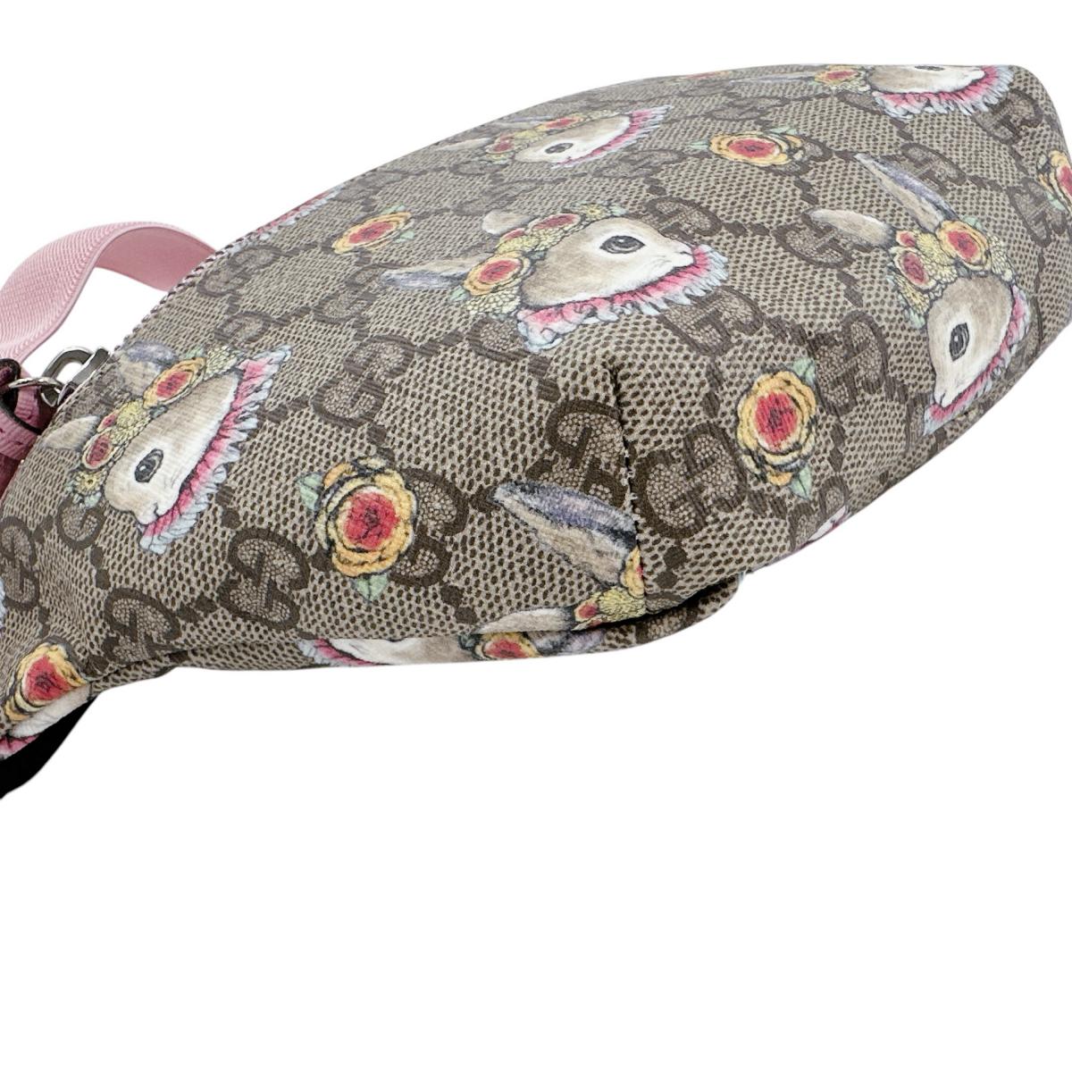 グッチ GUCCI ウエストバッグ
 GGスプリーム チルドレンズ ヒグチユウコ GGスプリームキャンバス 502095 ベージュ 【SS】
 【中古】