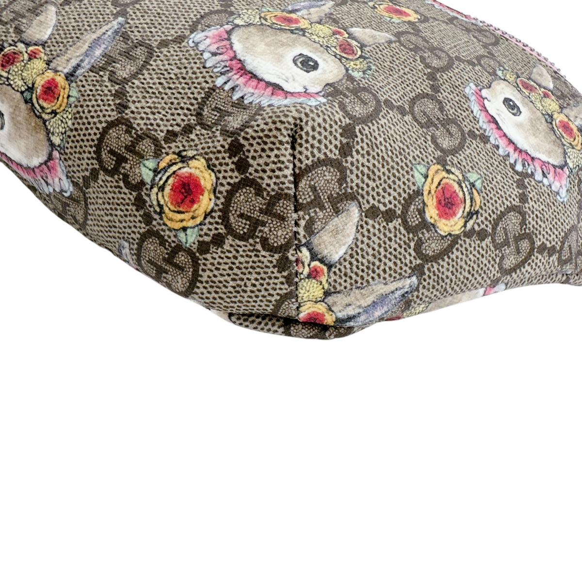 グッチ GUCCI ウエストバッグ
 GGスプリーム チルドレンズ ヒグチユウコ GGスプリームキャンバス 502095 ベージュ 【SS】
 【中古】
