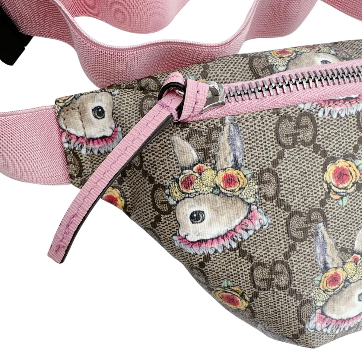 グッチ GUCCI ウエストバッグ
 GGスプリーム チルドレンズ ヒグチユウコ GGスプリームキャンバス 502095 ベージュ 【SS】
 【中古】