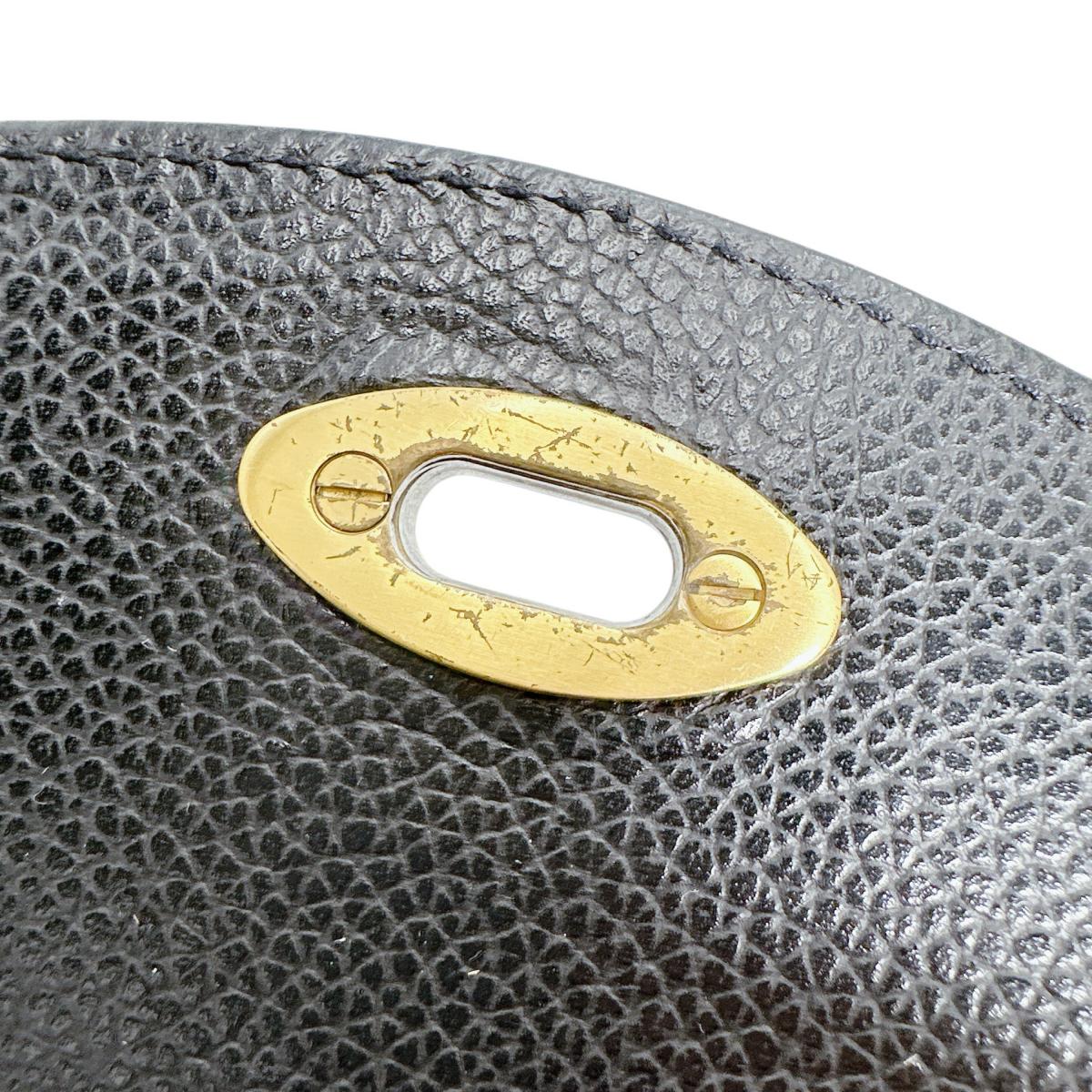 コーチ COACH ハンドバッグ
 ショルダーバッグ レザ－ オールドコーチ レザー 3176 ブラック 【SS】
 【中古】
