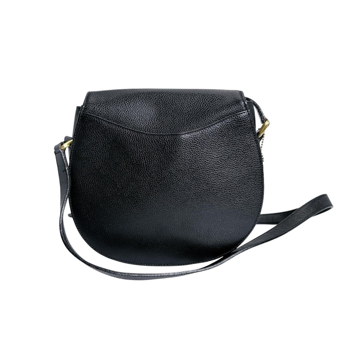 コーチ COACH ハンドバッグ
 ショルダーバッグ レザ－ オールドコーチ レザー 3176 ブラック 【SS】
 【中古】