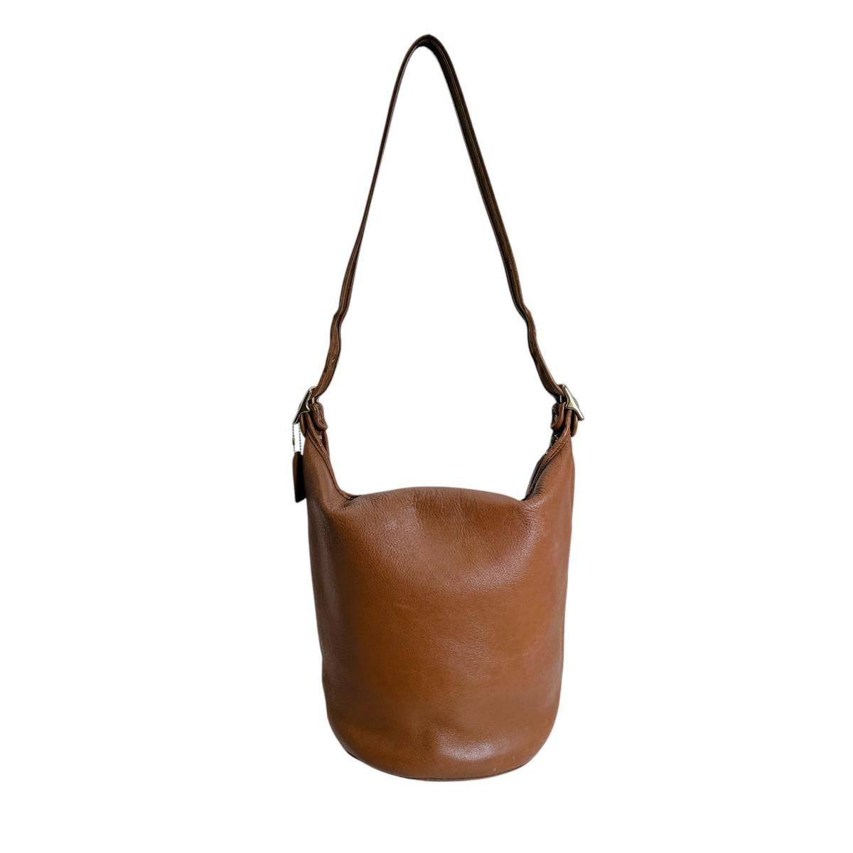 コーチ COACH ハンドバッグ
 ショルダーバッグ レザ－ オールドコーチ レザー L7U ブラウン 【SS】
 【中古】