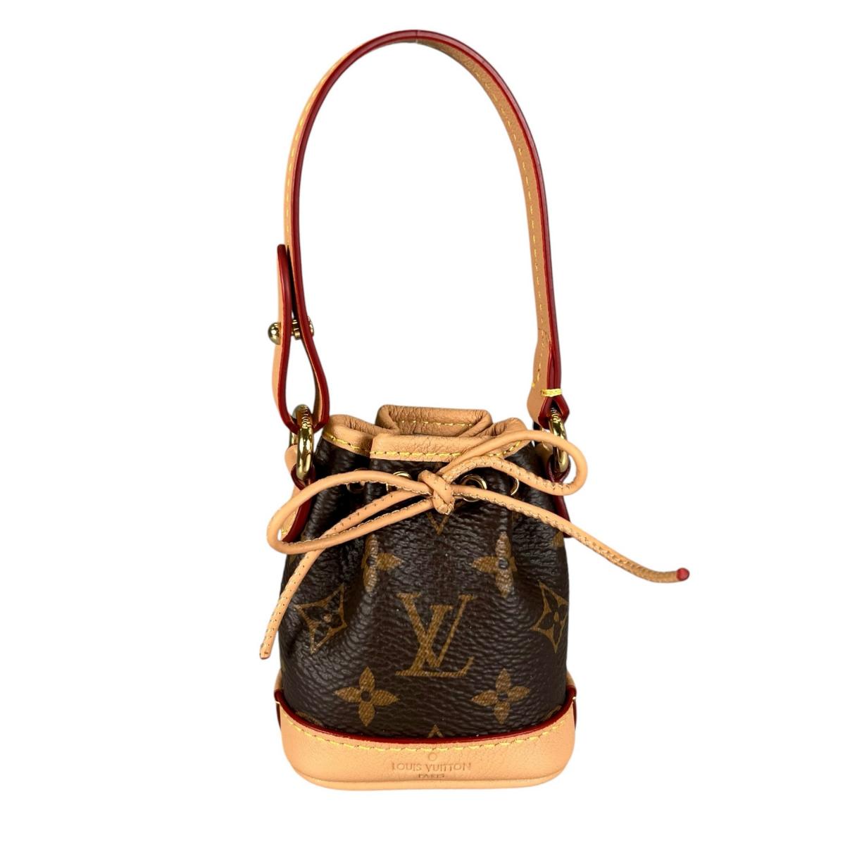 ルイヴィトン LOUIS VUITTON その他バッグ
 ビジューサック モノグラム マイクロノエ モノグラムキャンバス M00818 ブラウン LV
 【SS】
 【中古】