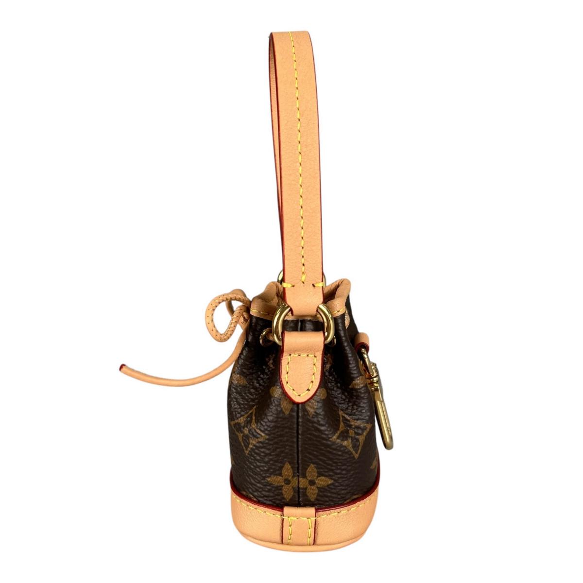 ルイヴィトン LOUIS VUITTON その他バッグ
 ビジューサック モノグラム マイクロノエ モノグラムキャンバス M00818 ブラウン LV
 【SS】
 【中古】