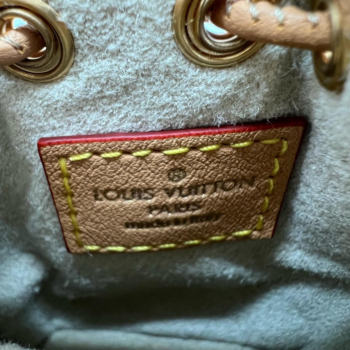 ルイヴィトン LOUIS VUITTON その他バッグ
 ビジューサック モノグラム マイクロノエ モノグラムキャンバス M00818 ブラウン LV
 【SS】
 【中古】
