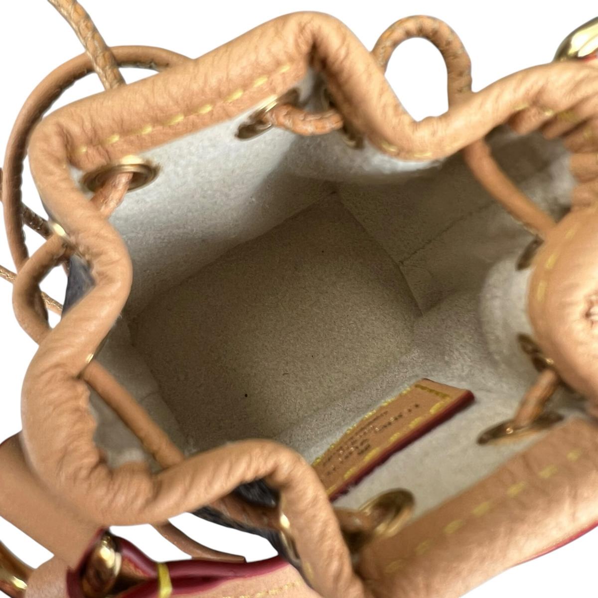 ルイヴィトン LOUIS VUITTON その他バッグ
 ビジューサック モノグラム マイクロノエ モノグラムキャンバス M00818 ブラウン LV
 【SS】
 【中古】