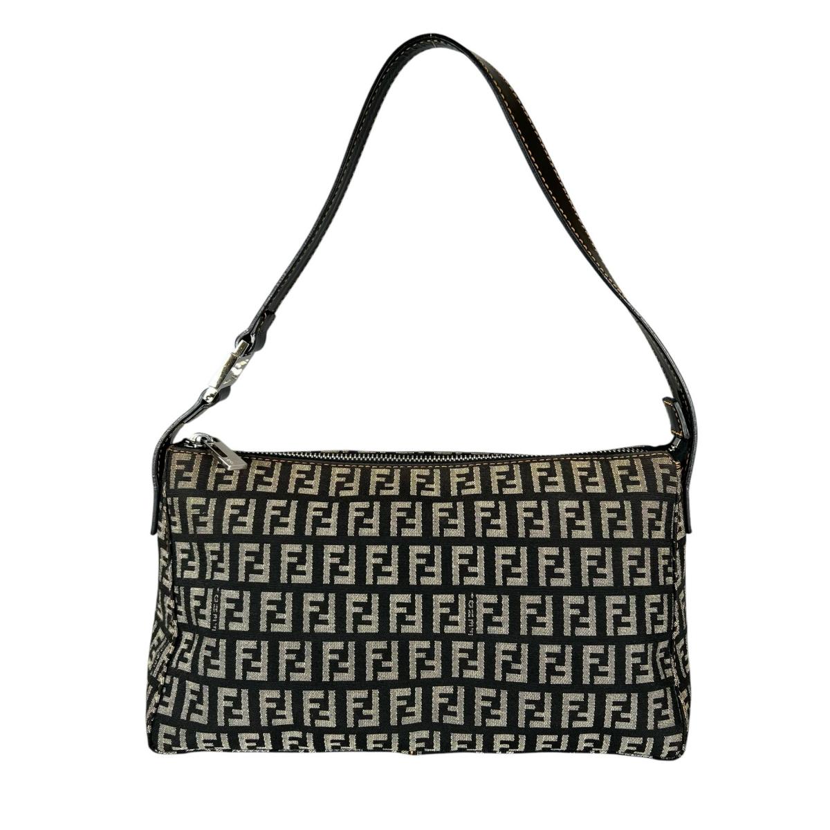 フェンディ FENDI ショルダーバッグ
 ショルダーバッグ ズッキーノ 肩掛け 軽量 ナイロン 8BR042 グレー 【SS】
 【中古】