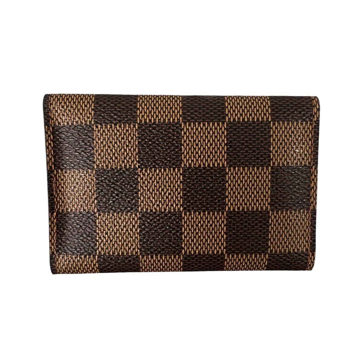ルイヴィトン LOUIS VUITTON キーケース
 キーケース6本用 ダミエ ミュルティクレ6 ダミエキャンバス N62630 ブラウン LV
 【SS】
 【中古】