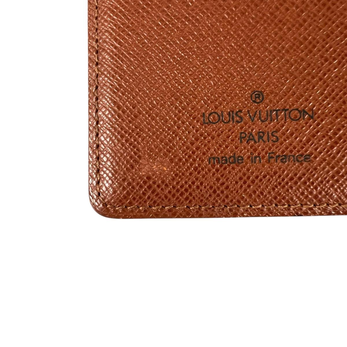 ルイヴィトン LOUIS VUITTON 手帳カバー
 システム手帳カバー モノグラム アジェンダ PM モノグラムキャンバス R20005 ブラウン LV
 【SS】
 【中古】