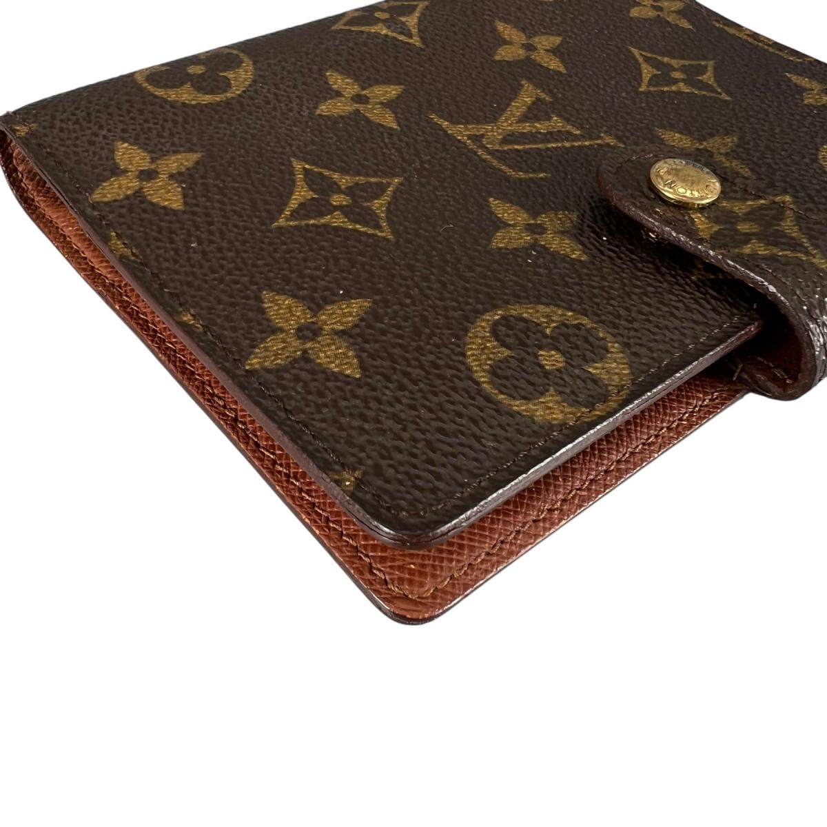 ルイヴィトン LOUIS VUITTON 手帳カバー
 システム手帳カバー モノグラム アジェンダ PM モノグラムキャンバス R20005 ブラウン LV
 【SS】
 【中古】