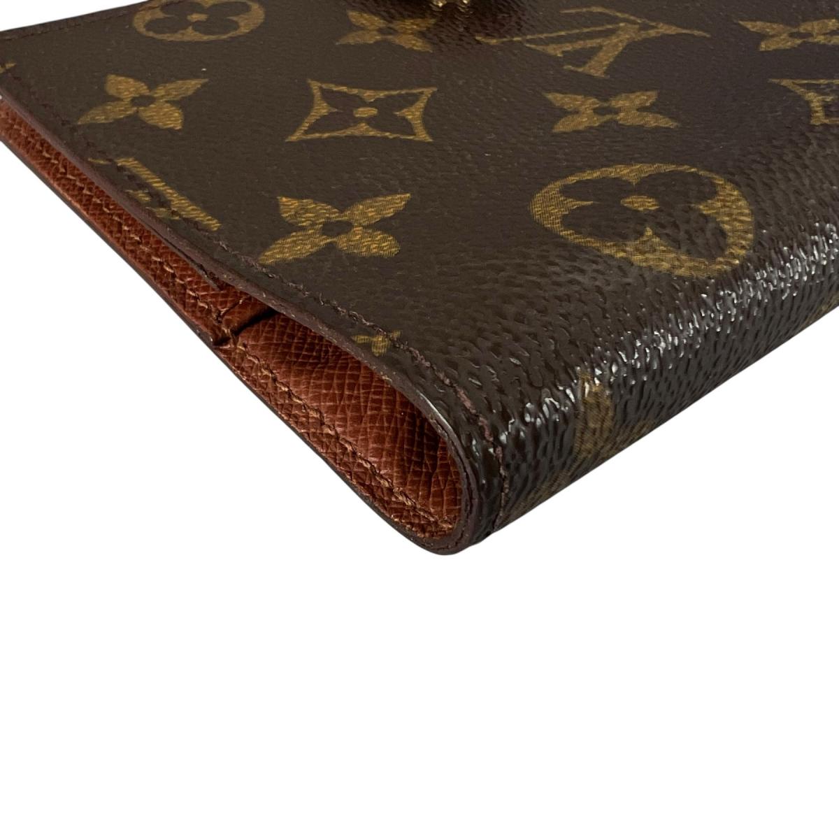 ルイヴィトン LOUIS VUITTON 手帳カバー
 システム手帳カバー モノグラム アジェンダ PM モノグラムキャンバス R20005 ブラウン LV
 【SS】
 【中古】