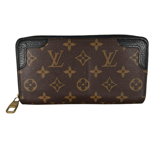 ルイヴィトン LOUIS VUITTON 長財布
 ラウンドファスナー モノグラム ジッピー・ウォレット モノグラムキャンバス M61855 ノワール LV
 【SS】
 【中古】