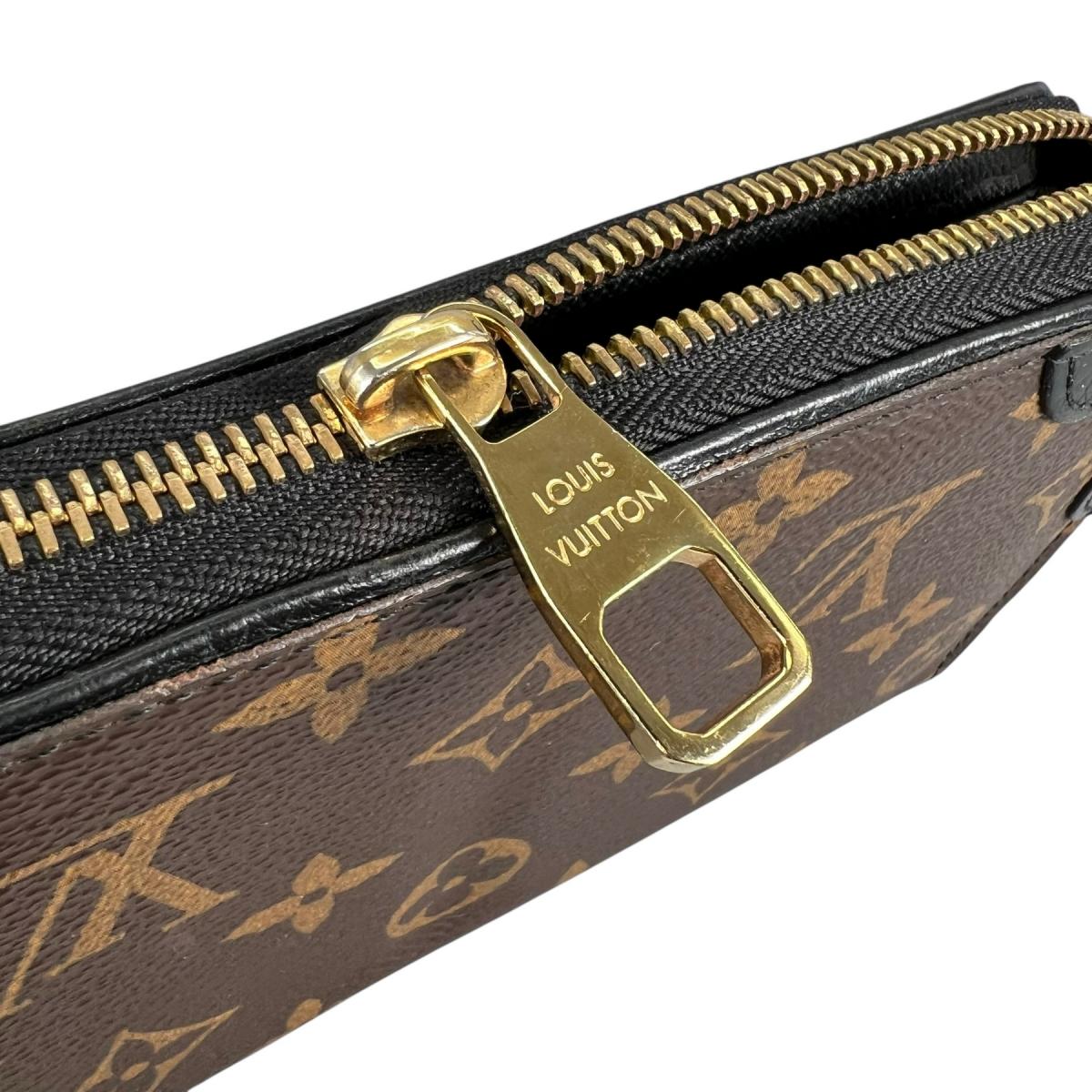 ルイヴィトン LOUIS VUITTON 長財布
 ラウンドファスナー モノグラム ジッピー・ウォレット モノグラムキャンバス M61855 ノワール LV
 【SS】
 【中古】