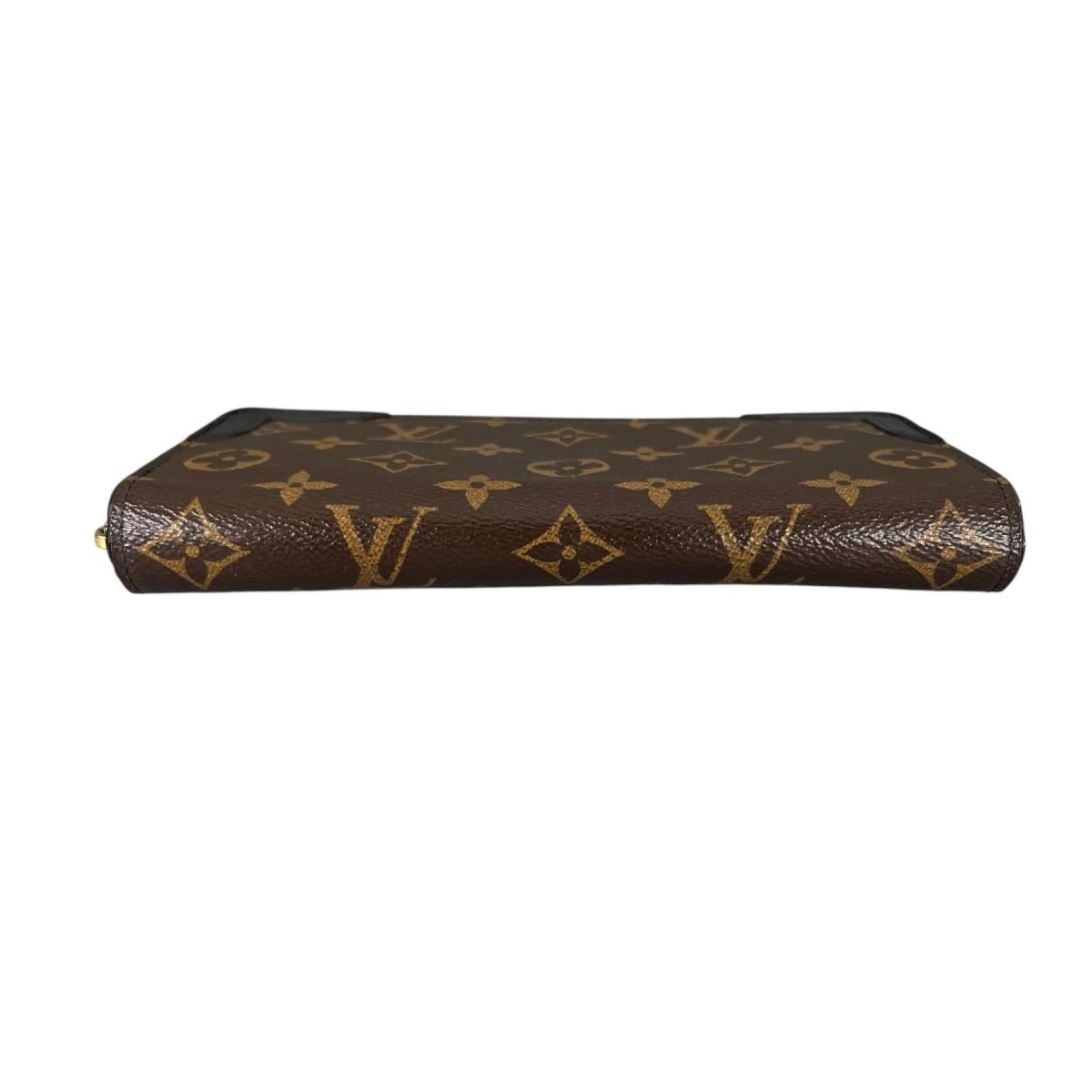ルイヴィトン LOUIS VUITTON 長財布
 ラウンドファスナー モノグラム ジッピー・ウォレット モノグラムキャンバス M61855 ノワール LV
 【SS】
 【中古】