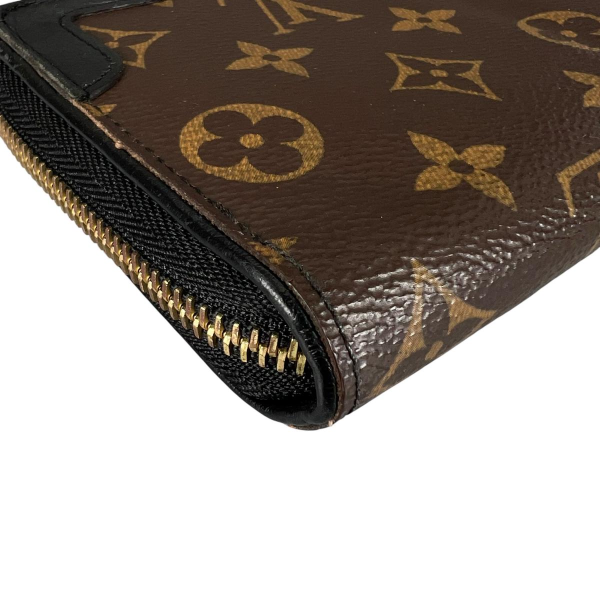 ルイヴィトン LOUIS VUITTON 長財布
 ラウンドファスナー モノグラム ジッピー・ウォレット モノグラムキャンバス M61855 ノワール LV
 【SS】
 【中古】