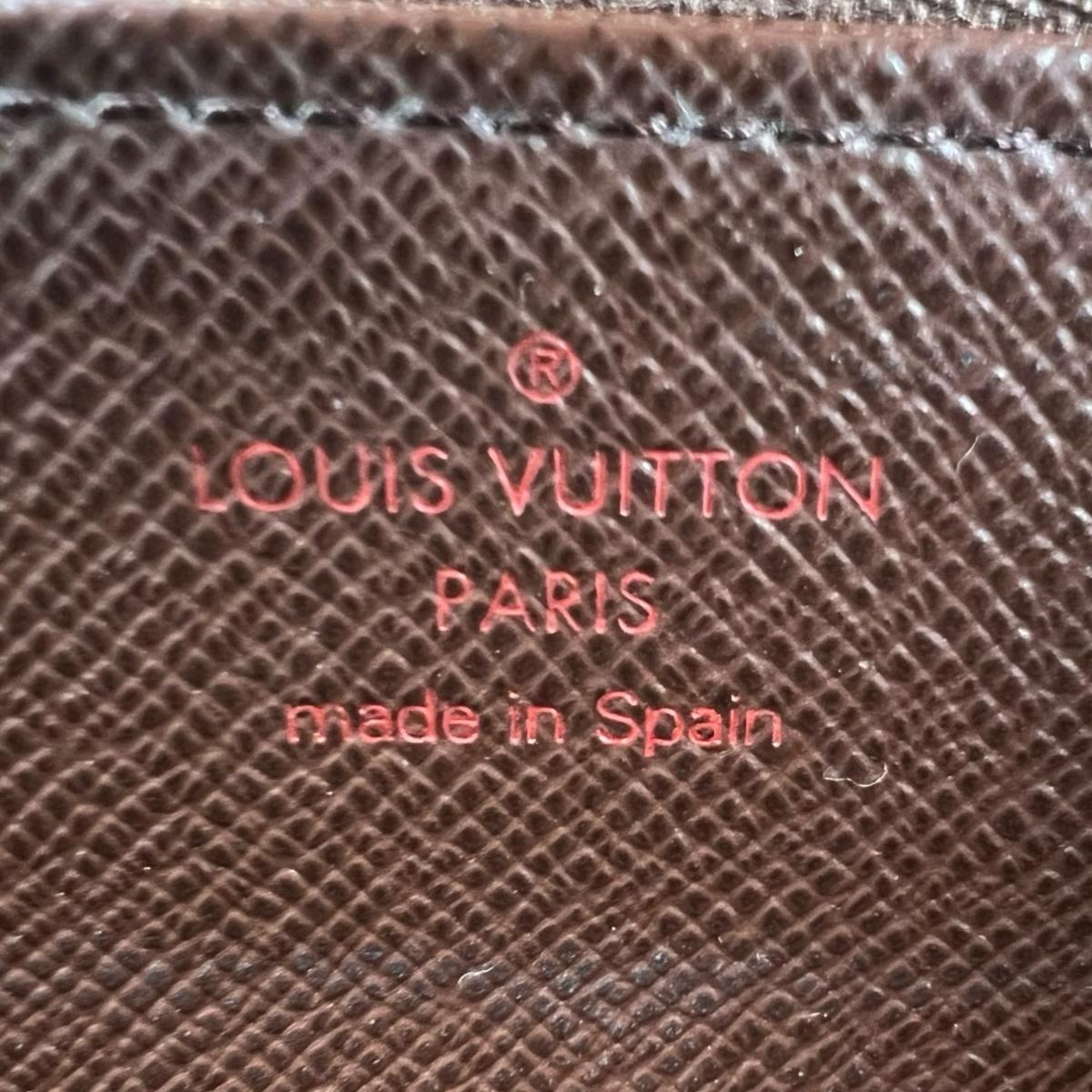 ルイヴィトン LOUIS VUITTON 長財布
 長財布 ダミエ ジッピーウォレット ダミエキャンバス N41661 ブラウン LV
 【SS】
 【中古】