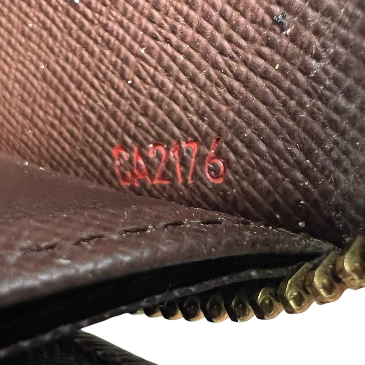 ルイヴィトン LOUIS VUITTON 長財布
 長財布 ダミエ ジッピーウォレット ダミエキャンバス N41661 ブラウン LV
 【SS】
 【中古】
