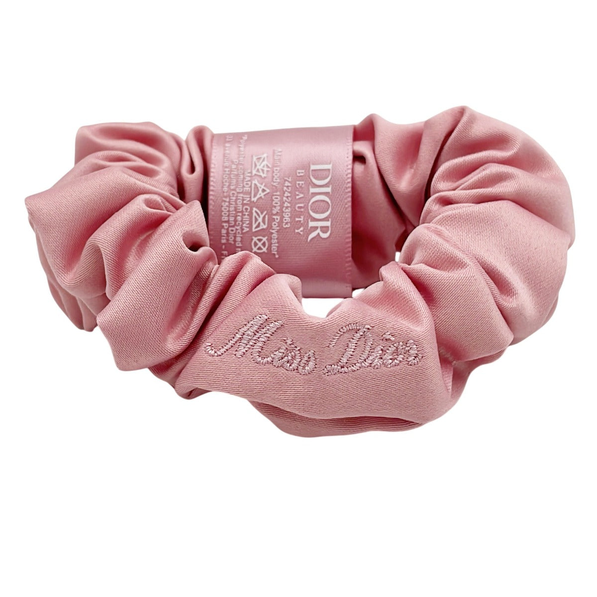 クリスチャンディオール Christian Dior その他小物
 シュシュ ヘアゴム サテン ピンク 【SS】
 【中古】