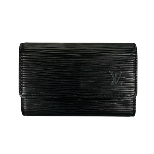 ルイヴィトン LOUIS VUITTON キーケース
 キーケース エピ ミュルティクレ6 エピレザー M63812 ノワール LV
 【SS】
 【中古】