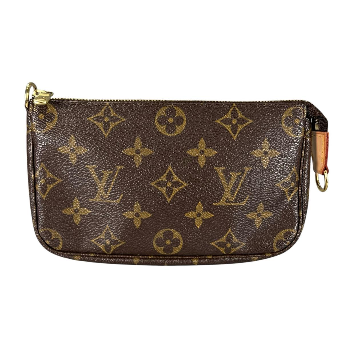 ルイヴィトン LOUIS VUITTON ハンドバッグ
 ポシェット モノグラム Pochette Accessoires モノグラムキャンバス M51980 ブラウン LV
 【SS】
 【中古】