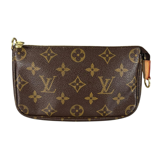ルイヴィトン LOUIS VUITTON ハンドバッグ
 ポシェット モノグラム Pochette Accessoires モノグラムキャンバス M51980 ブラウン LV
 【SS】
 【中古】