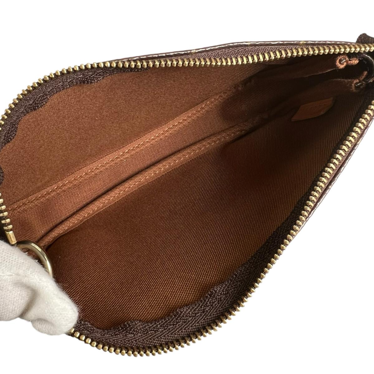 ルイヴィトン LOUIS VUITTON ハンドバッグ
 ポシェット モノグラム Pochette Accessoires モノグラムキャンバス M51980 ブラウン LV
 【SS】
 【中古】