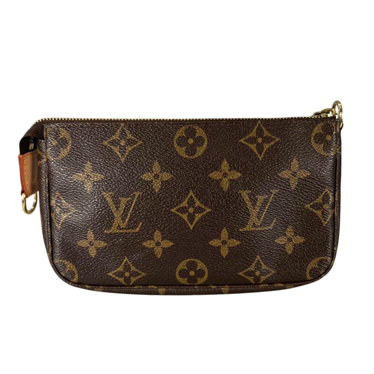 ルイヴィトン LOUIS VUITTON ハンドバッグ
 ポシェット モノグラム Pochette Accessoires モノグラムキャンバス M51980 ブラウン LV
 【SS】
 【中古】