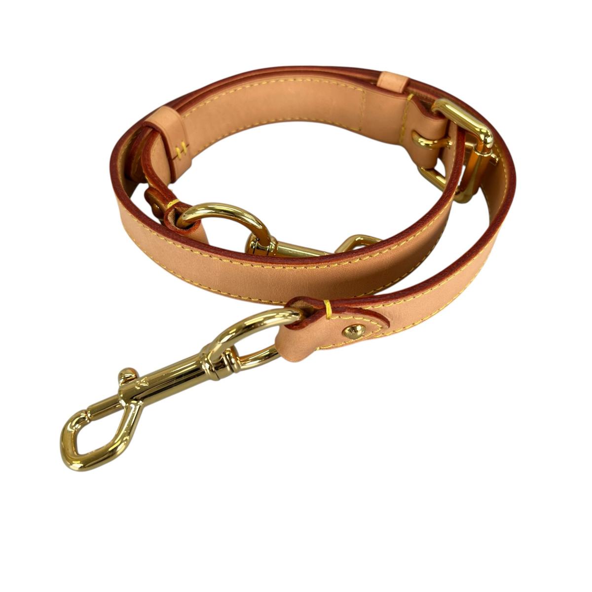 ルイヴィトン LOUIS VUITTON ショルダーストラップ
 ショルダーストラップ ヌメ革 バンドリエール ヌメ革 J00109 ベージュ LV
 【SS】
 【中古】