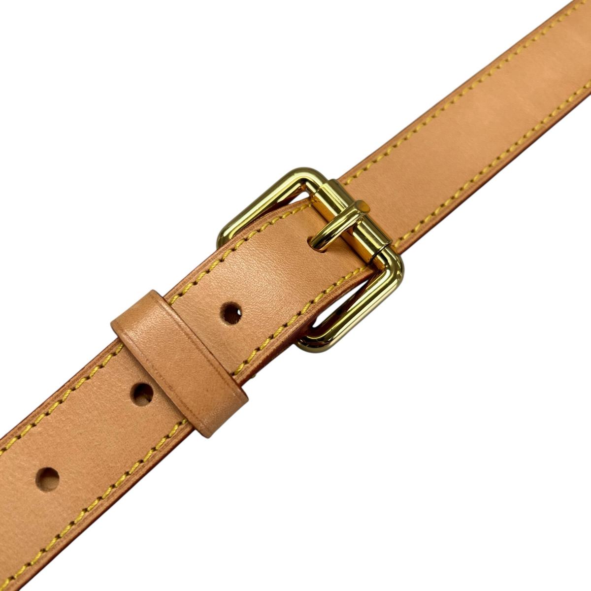 ルイヴィトン LOUIS VUITTON ショルダーストラップ
 ショルダーストラップ ヌメ革 バンドリエール ヌメ革 J00109 ベージュ LV
 【SS】
 【中古】