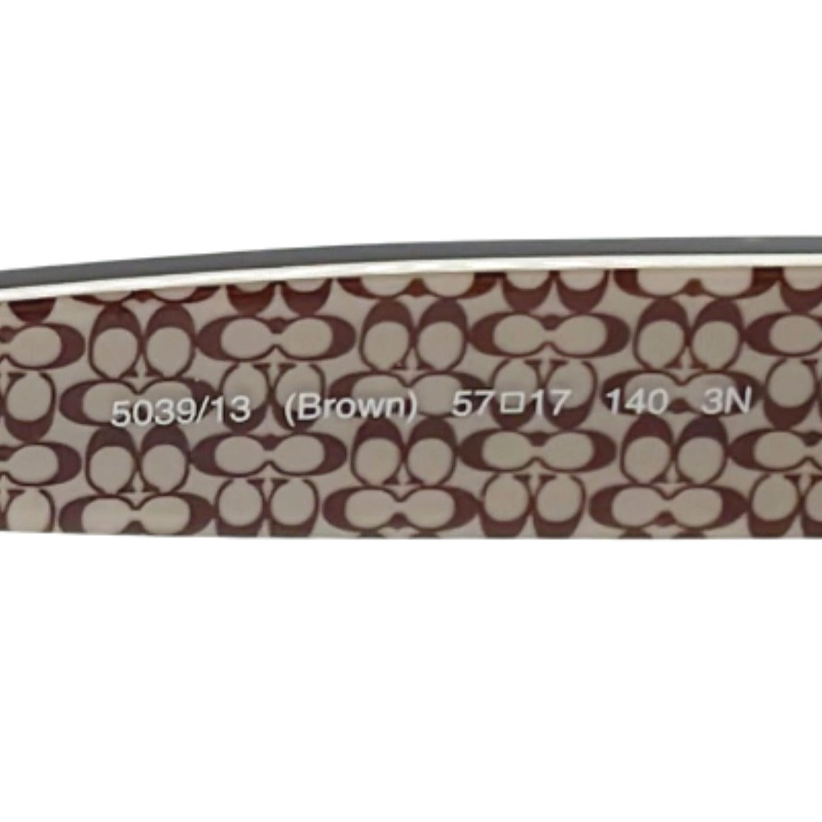 コーチ COACH サングラス
 サングラス 5039/13 57□17 140 3N ラインストーン プラスチック HC 8022BA ブラウン 【SS】
 【中古】