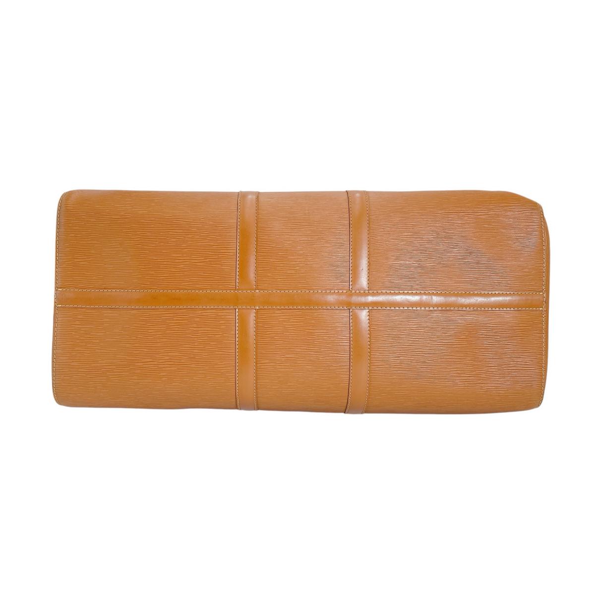 ルイヴィトン LOUIS VUITTON ボストンバッグ
 旅行かばん エピ キーポル55 エピレザー M42958 ジパングゴールド LV
 【SS】
 【中古】