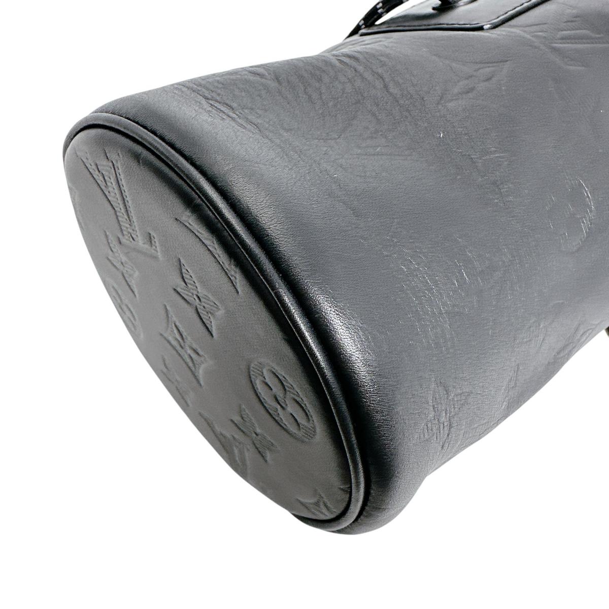 ルイヴィトン LOUIS VUITTON ショルダーバッグ
 チョークナノバッグ モノグラム シャドウ カーフ M44628 ブラック LV
 【SS】
 【中古】
