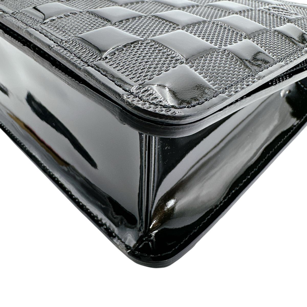 ルイヴィトン LOUIS VUITTON ショルダーバッグ
 ショルダーバッグ キャバレー ダミエ・ヴェルニ エナメル M92124 ブラック LV
 【SS】
 【中古】
