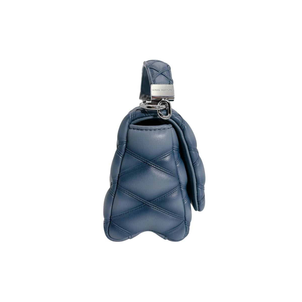 ルイヴィトン LOUIS VUITTON ハンドバッグ
 2wayバッグ マルタージュ GO-14PM ラムスキン M12434 デニムブルー LV
 【中古】