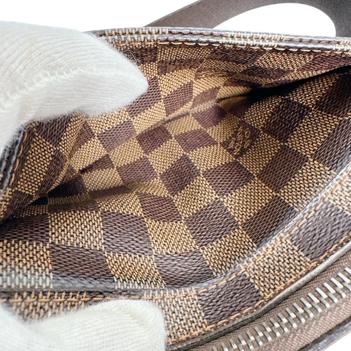 ルイヴィトン LOUIS VUITTON ボディバッグ
 ウエストポーチ 斜め掛け ジェロニモス ダミエキャンバス N51994 ブラウン LV
 【SS】
 【中古】