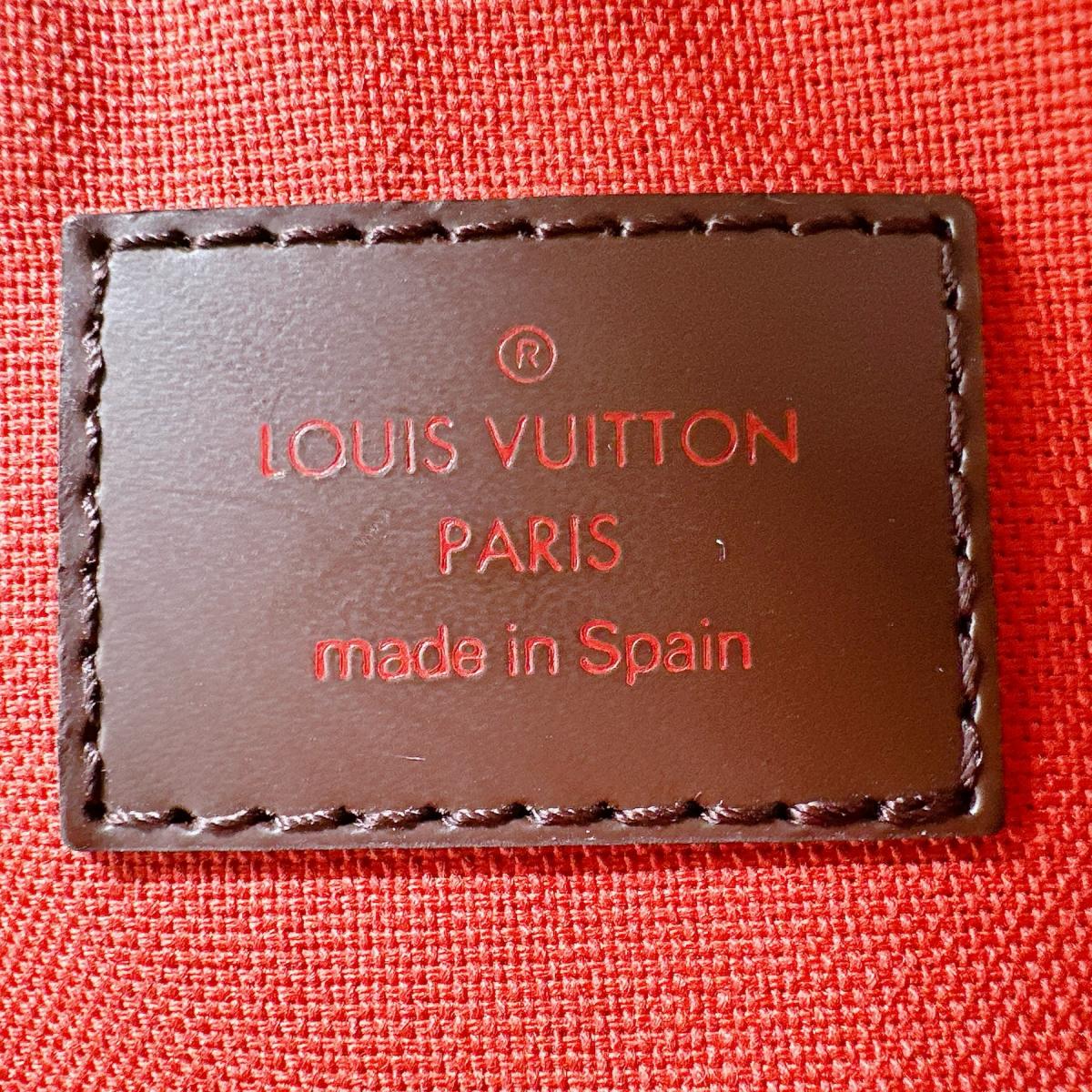 ルイヴィトン LOUIS VUITTON ボディバッグ
 ウエストポーチ 斜め掛け ジェロニモス ダミエキャンバス N51994 ブラウン LV
 【SS】
 【中古】