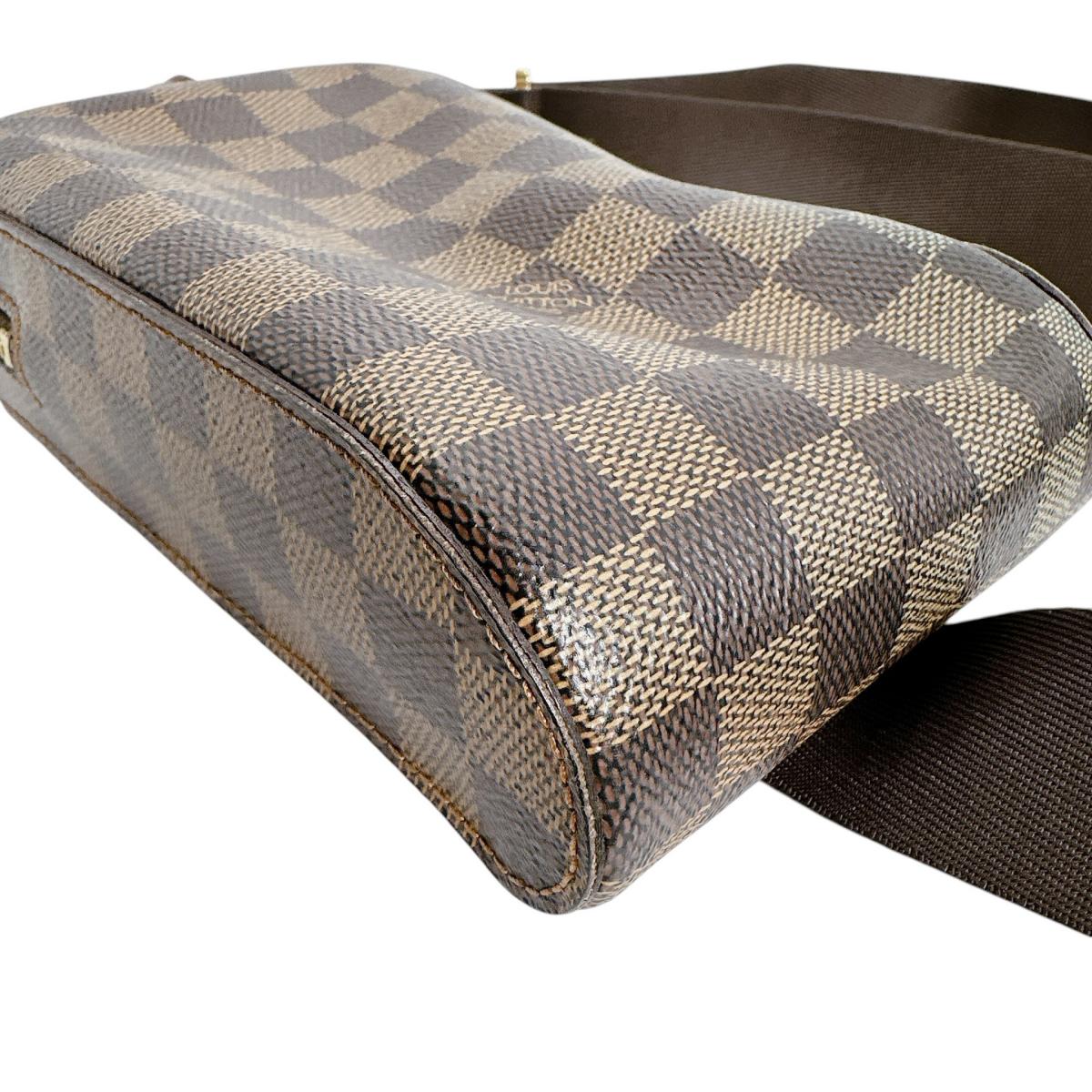 ルイヴィトン LOUIS VUITTON ボディバッグ
 ウエストポーチ 斜め掛け ジェロニモス ダミエキャンバス N51994 ブラウン LV
 【SS】
 【中古】
