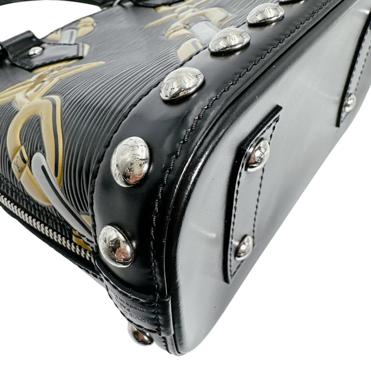 ルイヴィトン LOUIS VUITTON ショルダーバッグ
 チェーン柄 エピ アルマBB エピレザー M42482 ノワール LV
 【SS】
 【中古】