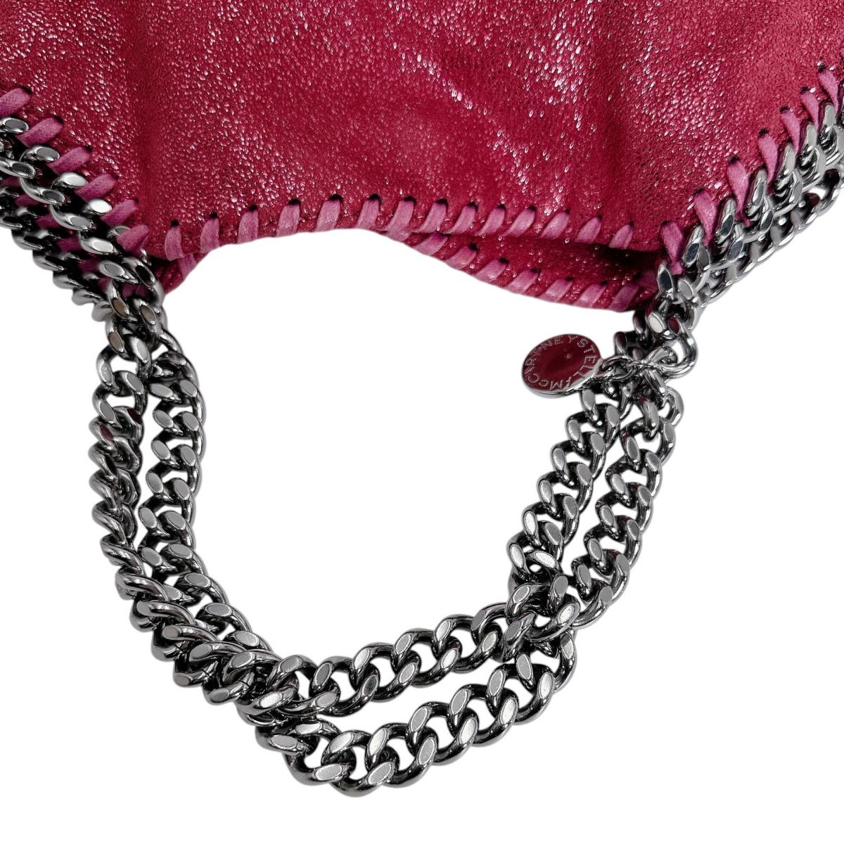 ステラマッカートニー Stella McCartney ショルダーバッグ
 斜めがけ ミニトートバッグ ファラベラ 371223 W9056 ピンク 【SS】
 【中古】