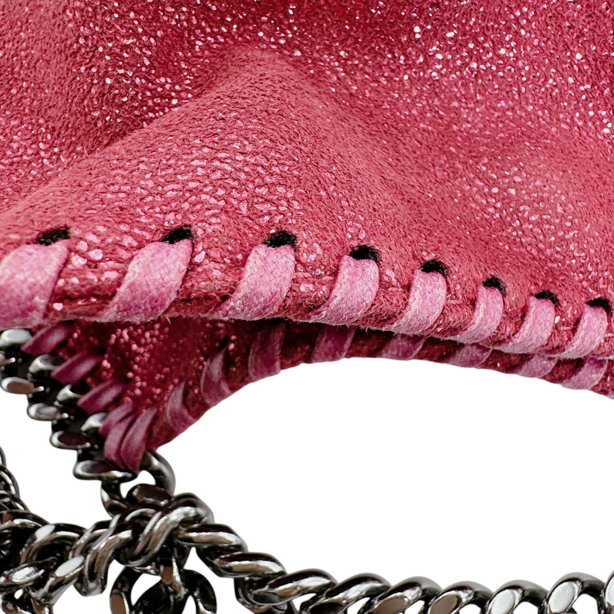 ステラマッカートニー Stella McCartney ショルダーバッグ
 斜めがけ ミニトートバッグ ファラベラ 371223 W9056 ピンク 【SS】
 【中古】