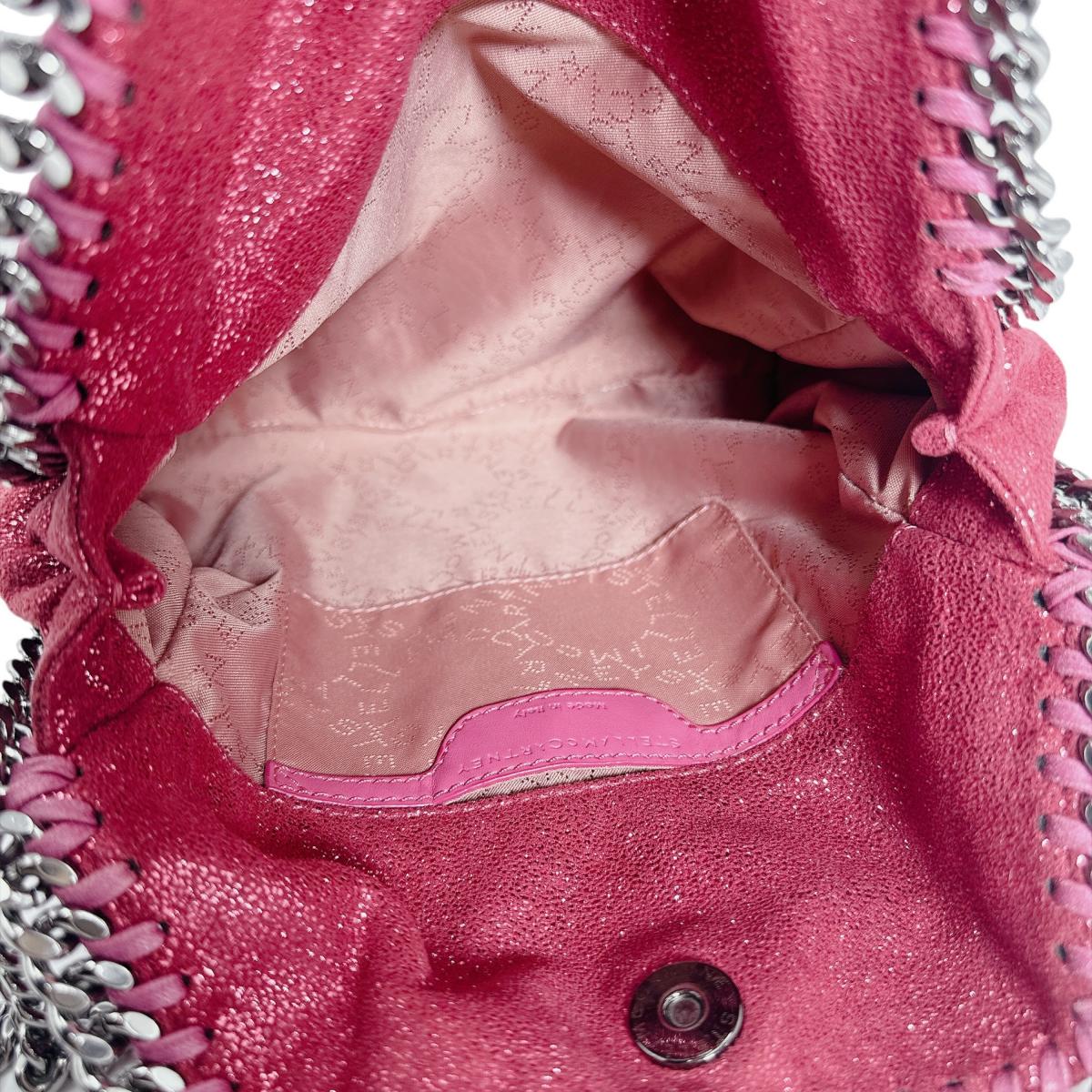 ステラマッカートニー Stella McCartney ショルダーバッグ
 斜めがけ ミニトートバッグ ファラベラ 371223 W9056 ピンク 【SS】
 【中古】