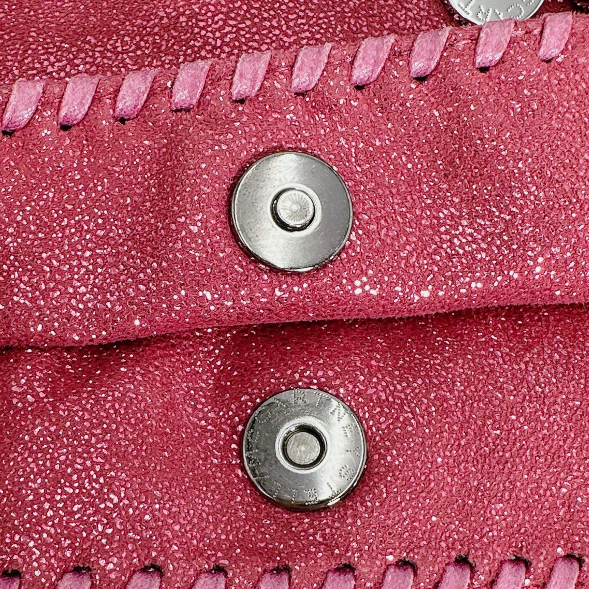ステラマッカートニー Stella McCartney ショルダーバッグ
 斜めがけ ミニトートバッグ ファラベラ 371223 W9056 ピンク 【SS】
 【中古】