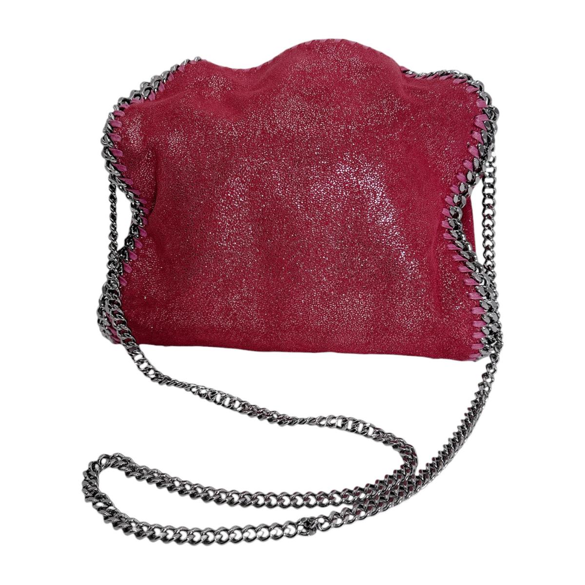 ステラマッカートニー Stella McCartney ショルダーバッグ
 斜めがけ ミニトートバッグ ファラベラ 371223 W9056 ピンク 【SS】
 【中古】