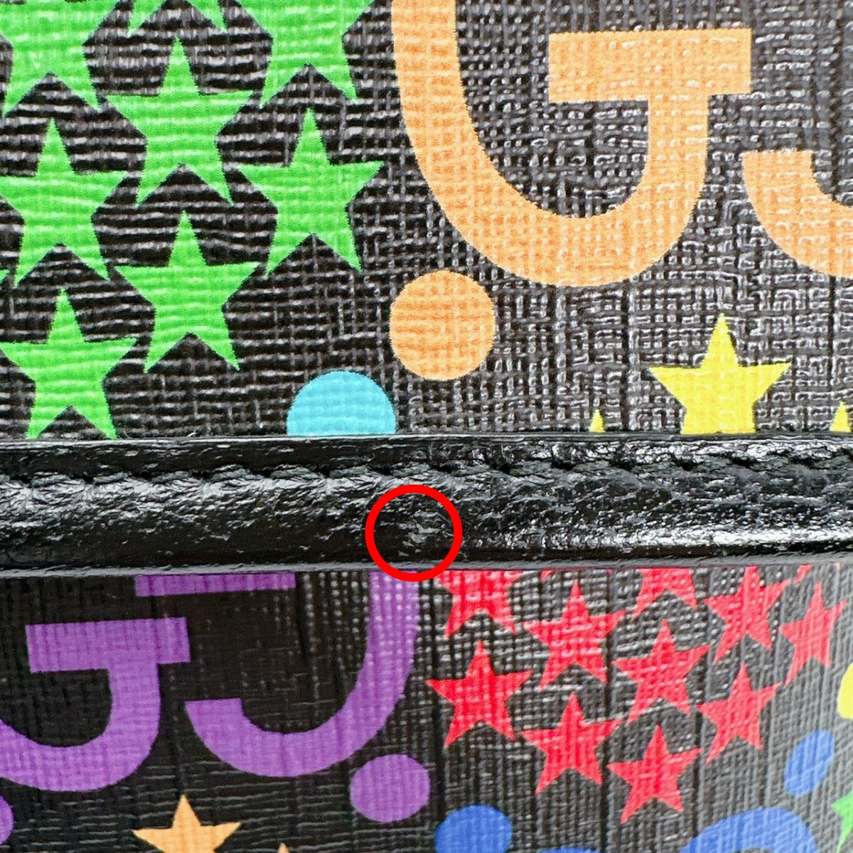 グッチ GUCCI ウエストバッグ
 ウエストポーチ ボディバッグ GGサイケデリック レザー 598113 ブラック×マルチカラー 【SS】
 【中古】