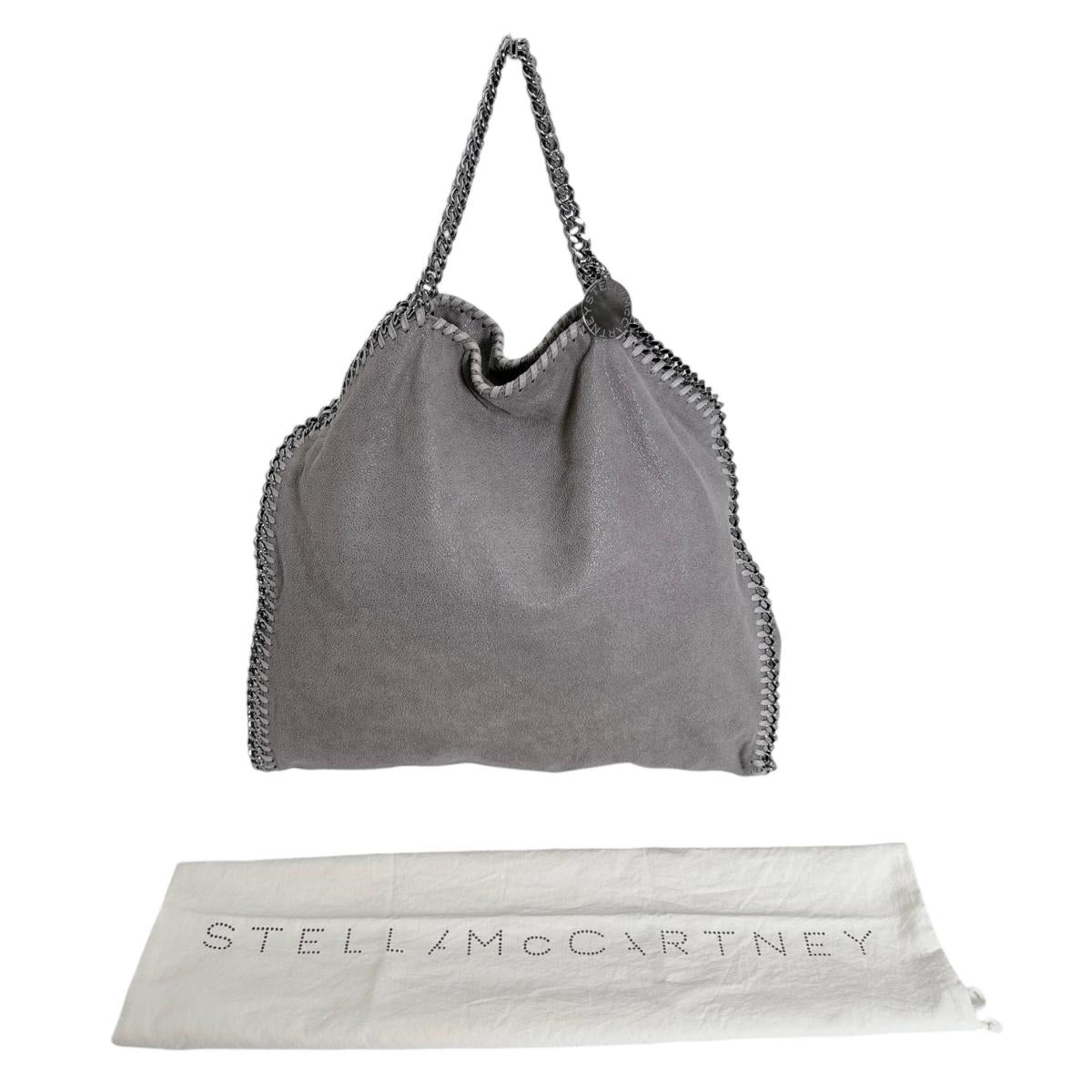 ステラマッカートニー Stella McCartney トートバッグ
 ハンドバッグ フォールドオーバートート ファラベラ 234387 W9132 SU16R ライトグレー 【SS】
 【中古】